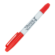 [SHA-MAR-1805636] SHARPIE MARCADOR PERMANENTE DOBLE FINO ULTRAFINO COLOR ROJO CAJA CON 12 PIEZAS-1805636