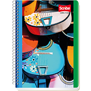 [SCR-CUA-1004542] SCRIBE CUADERNO FORMA FRANCESA PASTA SEMI RIGIDA CUADRO CHICO 0.5MM 100 HOJAS-1004542